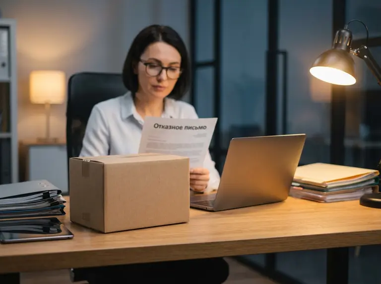 Отказное письмо для торговли
